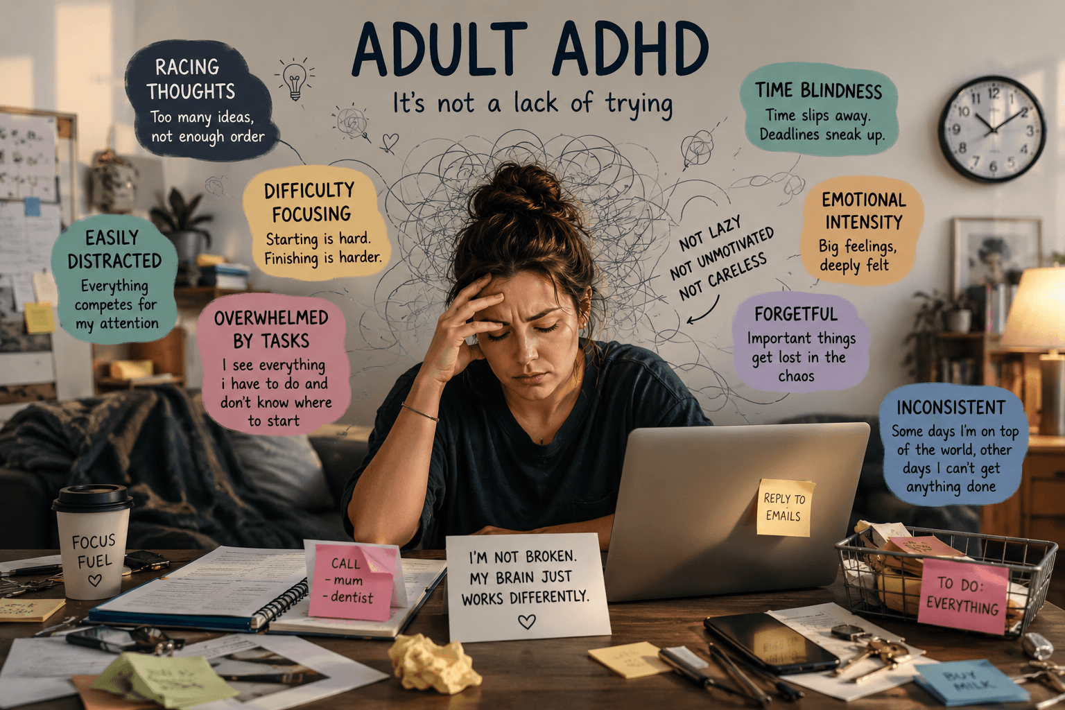 Late diagnosis ADHD